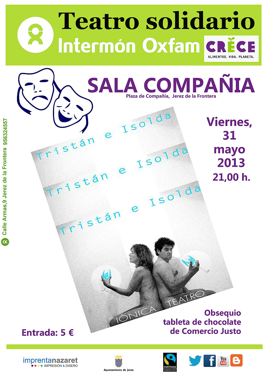 Cartel de la obra 'Tristán e Isolda' que se representará en la Sala Compañía