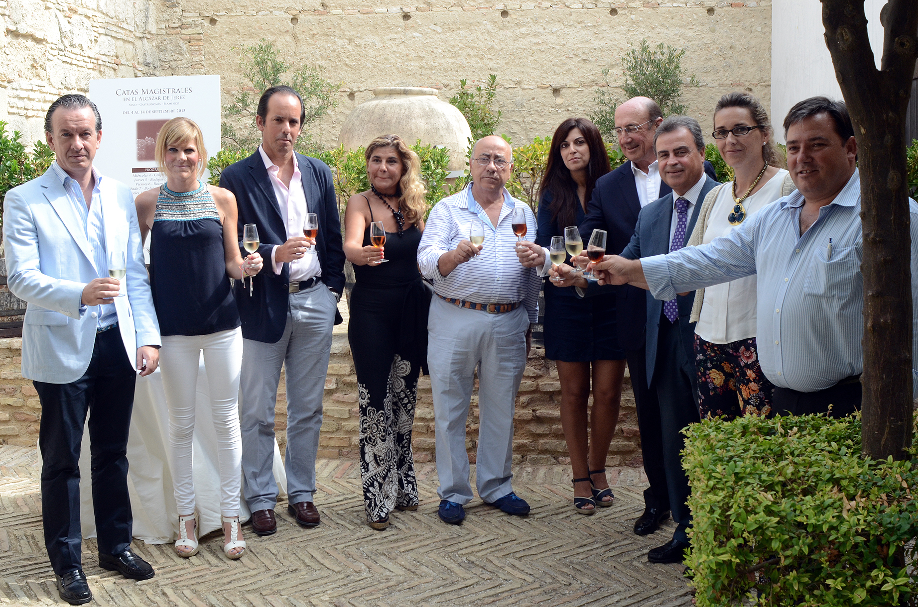 Real, junto a los organizadores de las Catas magistrales