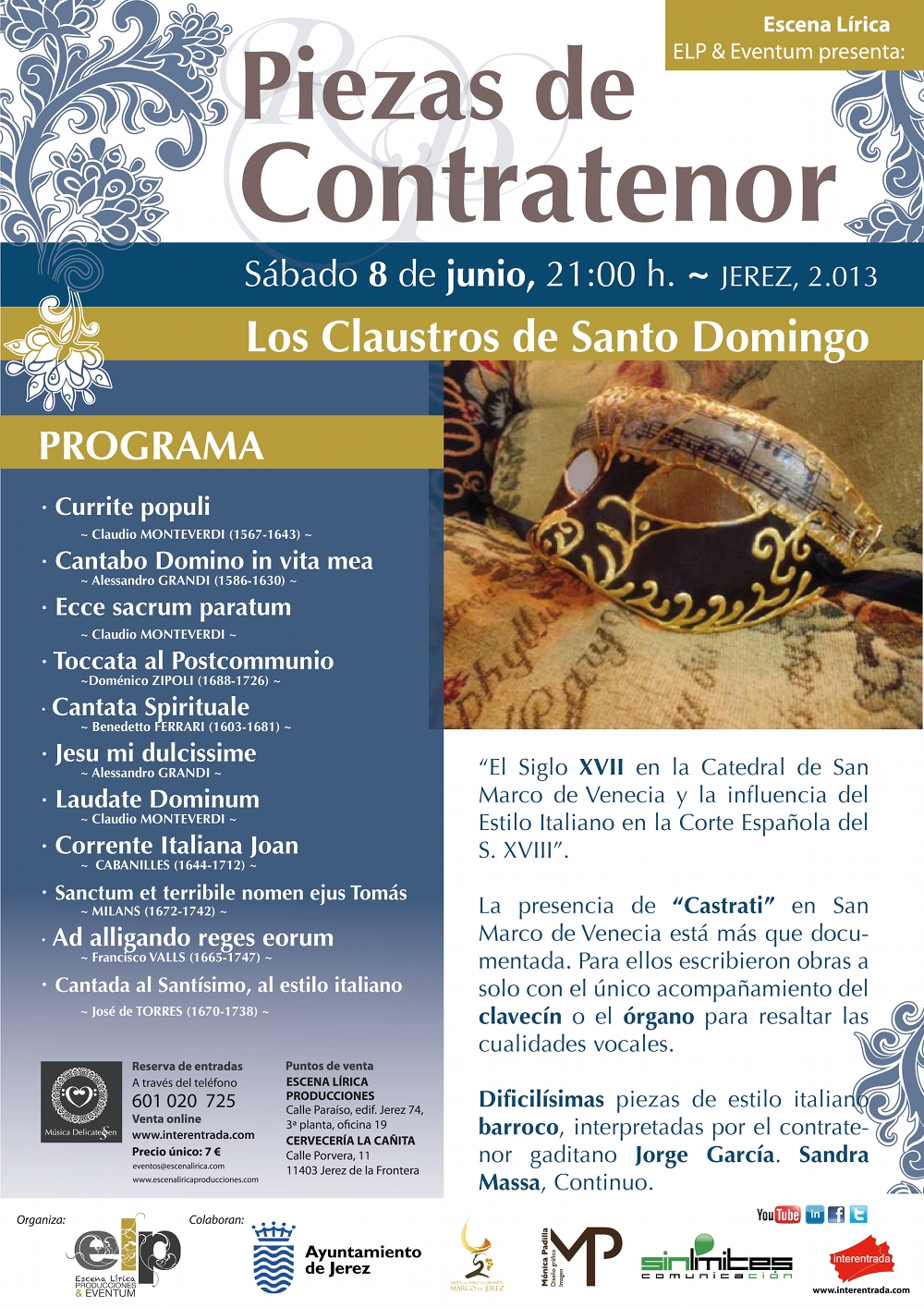 Cartel del concierto