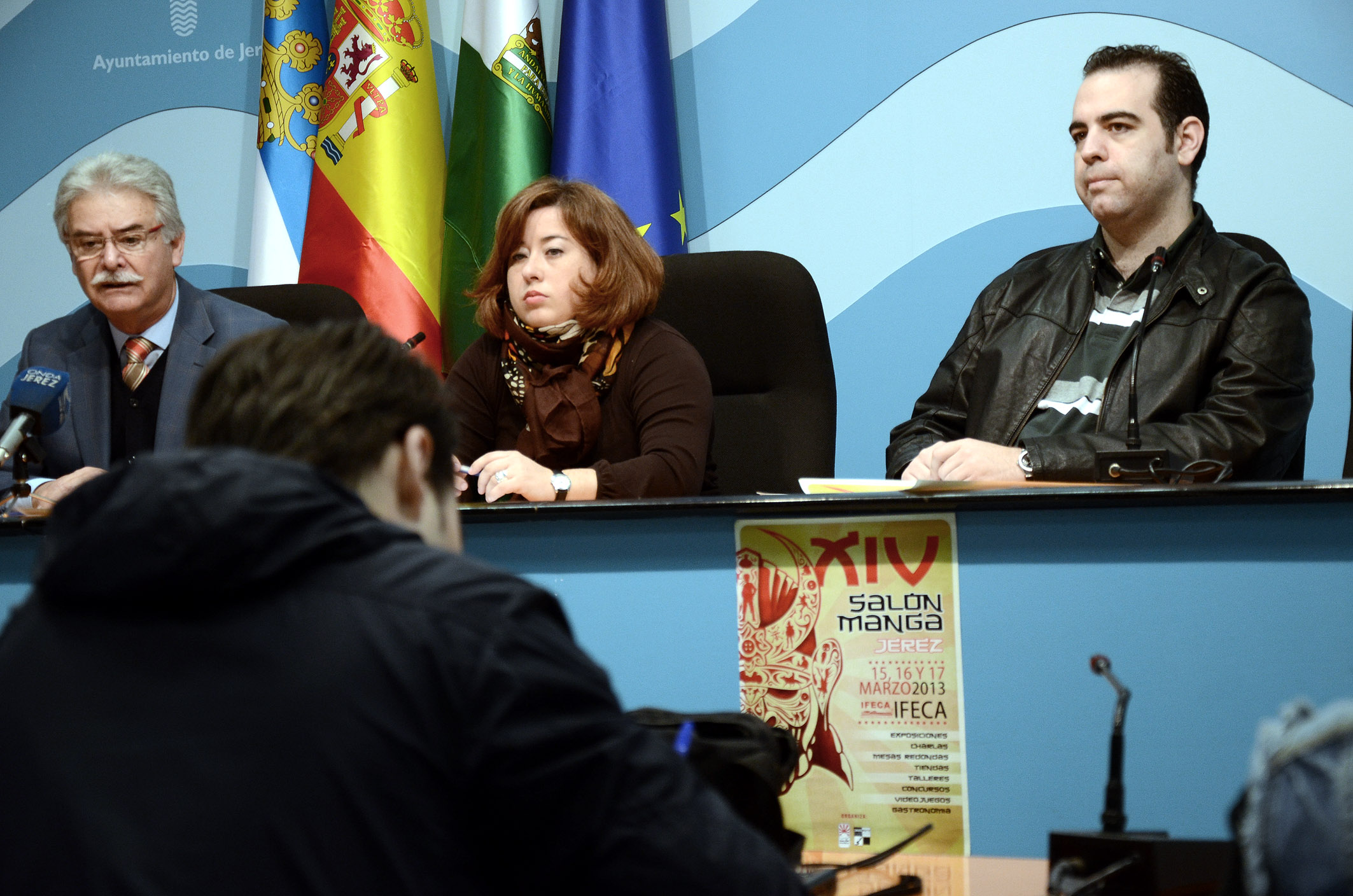 Un momento de la rueda de prensa