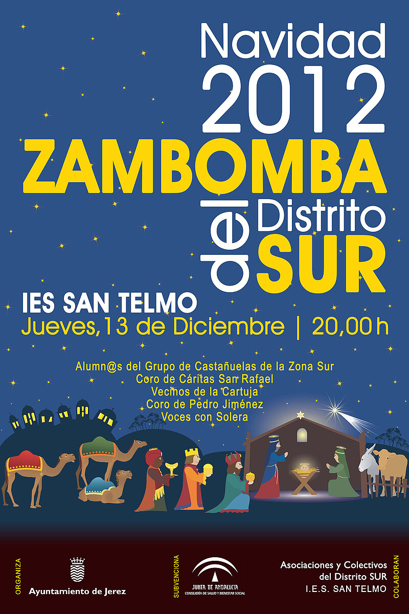 Cartel de la zombomba del Distrito Sur Cartel de la zombomba del Distrito Sur