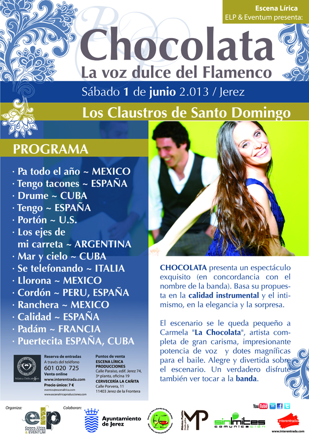 Cartel de la actuación