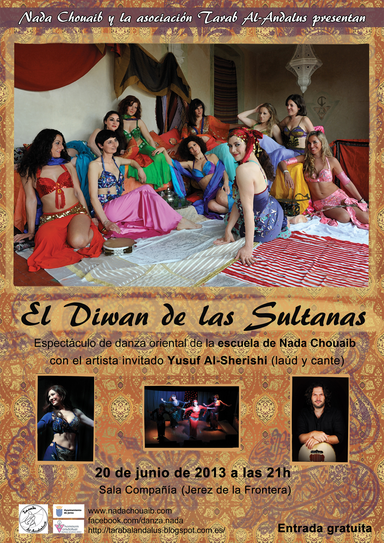 Cartel de la danza oriental