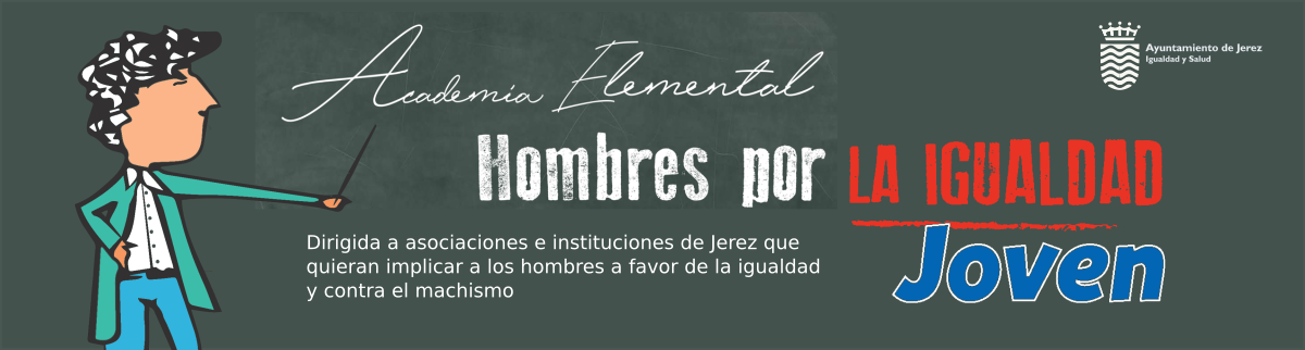 Banner Hombres por la igualdad joven