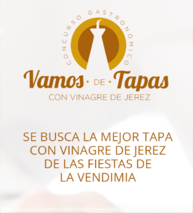 Cartel concurso de tapas vinagre