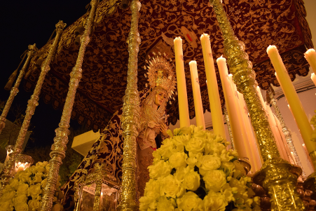 Imagen paso de palio Cristo de la Salud